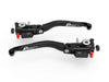 L01 ULTIMATE - BRAKE + CLUTH LEVERS DOUBLE ADJUSTMENT BLACK-BLACK