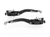 L02 EVO - BRAKE + CLUTH ADJ. LEVERS BLACK-SILVER