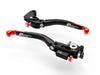 L11 ULTIMATE - BRAKE + CLUTH LEVERS DOUBLE ADJUSTMENT BLACK-RED