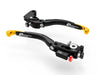 L11 ULTIMATE - BRAKE + CLUTH LEVERS DOUBLE ADJUSTMENT BLACK-GOLD