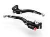 L11 ULTIMATE - BRAKE + CLUTH LEVERS DOUBLE ADJUSTMENT BLACK-SILVER