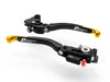 L12 ULTIMATE - BRAKE + CLUTH LEVERS DOUBLE ADJUSTMENT BLACK-GOLD