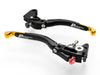 L13 ULTIMATE - BRAKE + CLUTH LEVERS DOUBLE ADJUSTMENT BLACK-GOLD