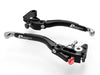 L13 ULTIMATE - BRAKE + CLUTH LEVERS DOUBLE ADJUSTMENT BLACK-SILVER