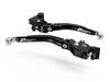 L15 EVO - BRAKE + CLUTH ADJ. LEVERS BLACK-SILVER