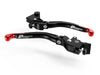 L15 EVO - BRAKE + CLUTH ADJ. LEVERS BLACK-RED