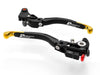 L19 ULTIMATE - BMW BRAKE + CLUTH LEVERS DOUBLE ADJUSTMENT BLACK-GOLD