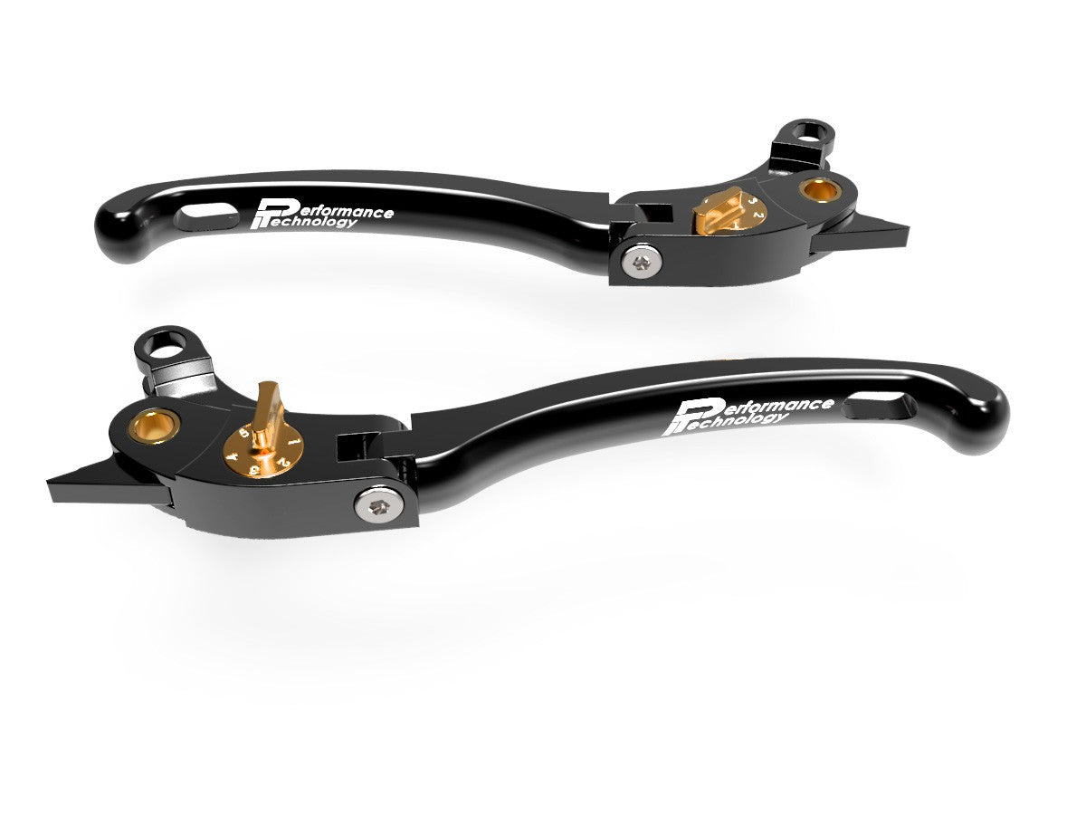 LE02 - BRAKE / CLUTCH ADJ. LEVERS  ECO GP 1 BLACK-RED