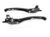 LE02 - BRAKE / CLUTCH ADJ. LEVERS  ECO GP 1 BLACK-SILVER