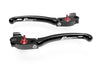 LE03 - BRAKE / CLUTCH ADJ. LEVERS  ECO GP 1 BLACK-RED