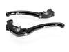 LE04 - BRAKE / CLUTCH ADJ. LEVERS  ECO GP 1 BLACK-SILVER