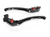 LE05 - BRAKE / CLUTCH ADJ. LEVERS  ECO GP 1 BLACK-RED