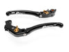 LE05 - BRAKE / CLUTCH ADJ. LEVERS  ECO GP 1 BLACK-GOLD