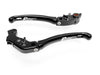 LE05 - BRAKE / CLUTCH ADJ. LEVERS  ECO GP 1 BLACK-BLACK