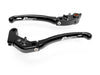 LE06 - BRAKE / CLUTCH ADJ. LEVERS  ECO GP 1 BLACK-BLACK