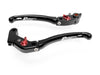 LE06 - BRAKE / CLUTCH ADJ. LEVERS  ECO GP 1 BLACK-RED