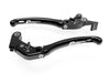 LE08 - BRAKE / CLUTCH ADJ. LEVERS  ECO GP 1 BLACK-BLACK