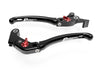 LE08 - BRAKE / CLUTCH ADJ. LEVERS  ECO GP 1 BLACK-RED