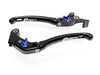 LE08 - BRAKE / CLUTCH ADJ. LEVERS  ECO GP 1 BLACK-BLUE