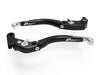 LEA11 - BRAKE / CLUTCH ADJ. LEVERS  ECO GP 2 BLACK-SILVER