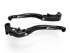 LEA11 - BRAKE / CLUTCH ADJ. LEVERS  ECO GP 2 BLACK-BLACK