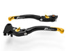 LEA14 - BRAKE / CLUTCH ADJ. LEVERS  ECO GP 2 BLACK-GOLD